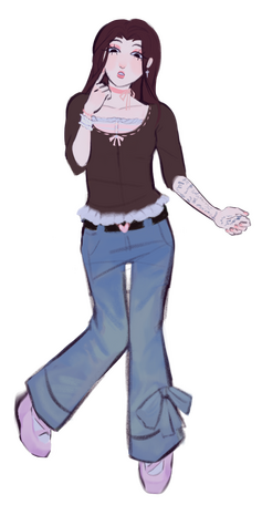 flat color full body